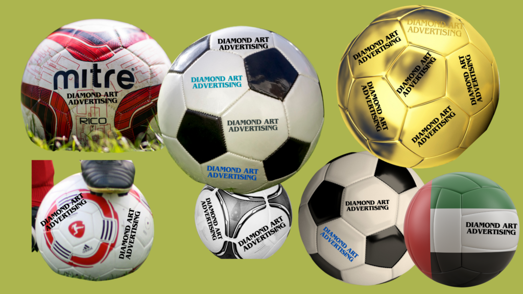 Foot ball and promotional items in dubai